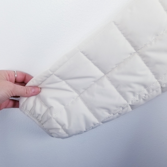 Rebecca Minkoff Cream Quilted Jacket NWT size Large - Picture 8 of 13